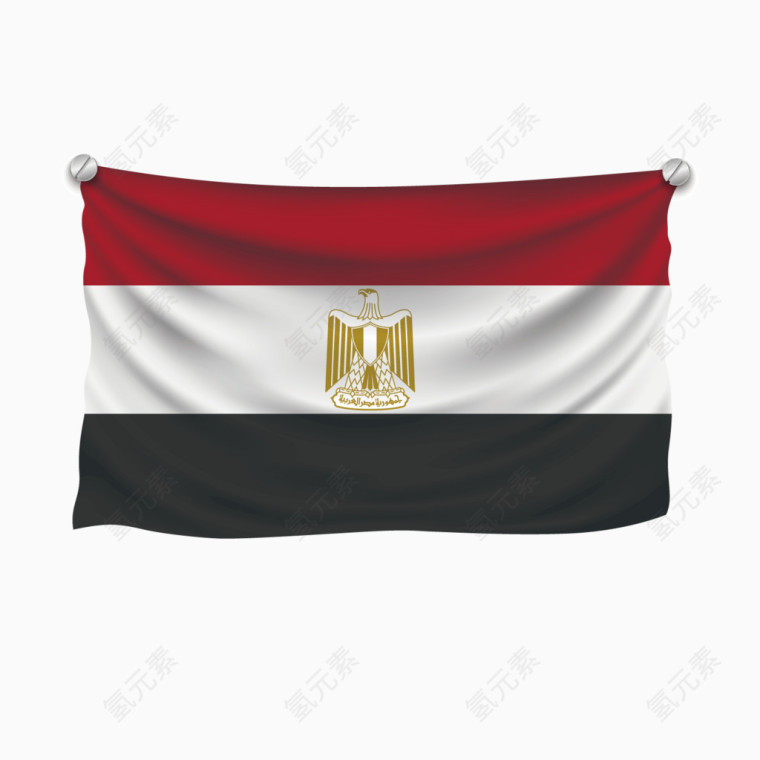 矢量旗标国家埃及