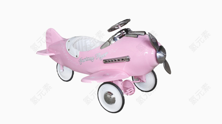粉色飞机小玩具模型