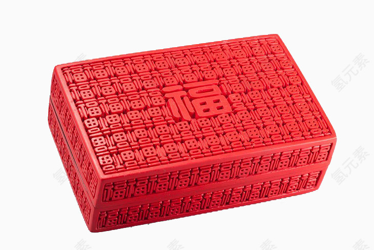 漆雕福寿盒