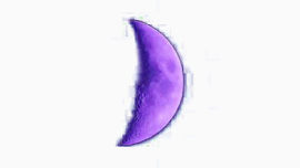 唯美紫色月亮