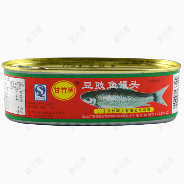 豆鼓鱼罐头产品实物图