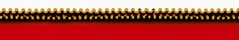 中式红色围墙装饰