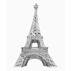 巴黎铁塔效果图