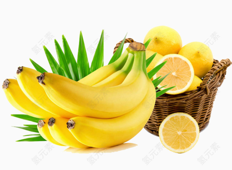 香蕉和橙子