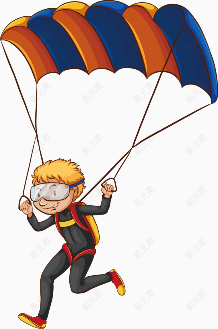 中学生跳伞比赛