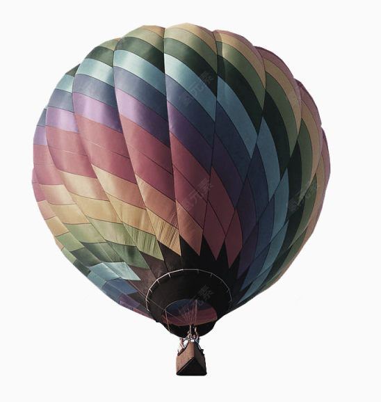 多彩简约热气球装饰图案下载