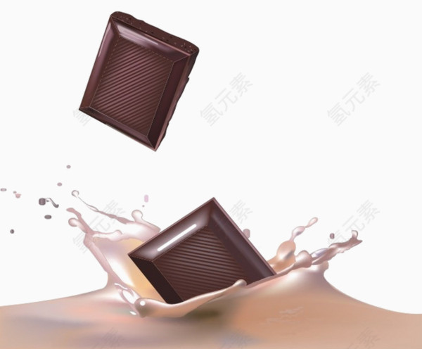 漂浮的巧克力