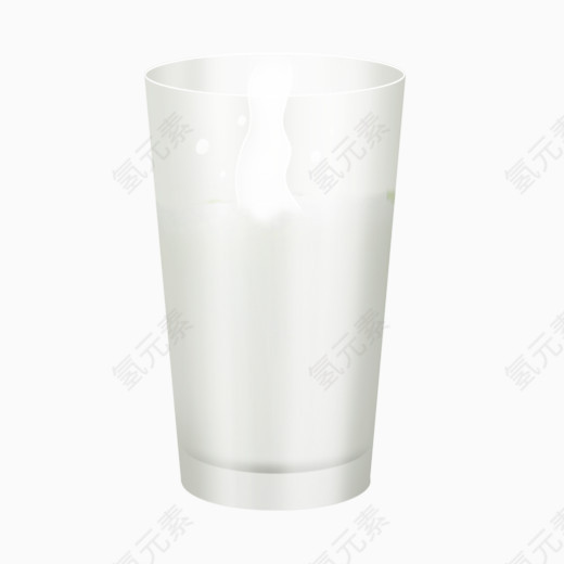 牛奶杯子牛奶素材png