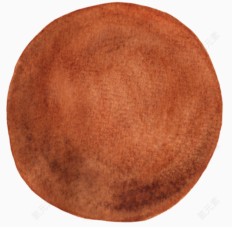 漂浮褐色的圆形