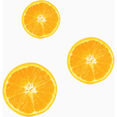 橙色切开橘子