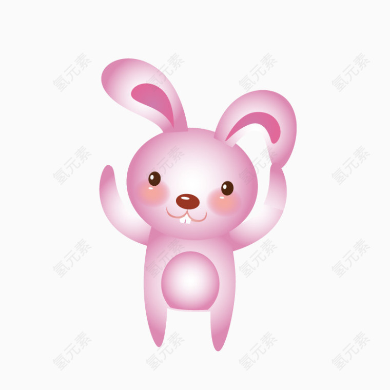 粉红兔子