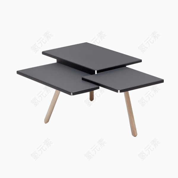 黑色简单桌椅