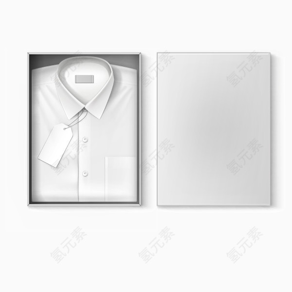 白色衬衣包装盒