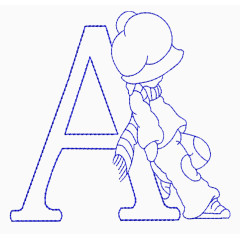 字母A