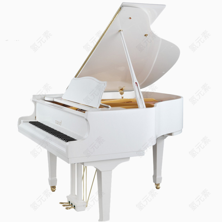美德威立式白色进口钢琴
