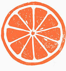 手绘鲜橙