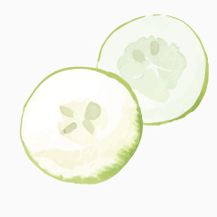 绿色水果小瓜