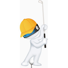 3D小人打高尔夫