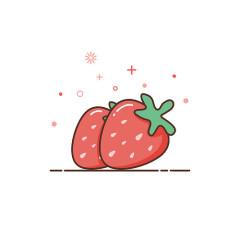 草莓卡通画