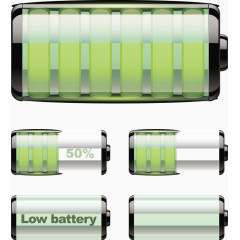 环保电器电池矢量