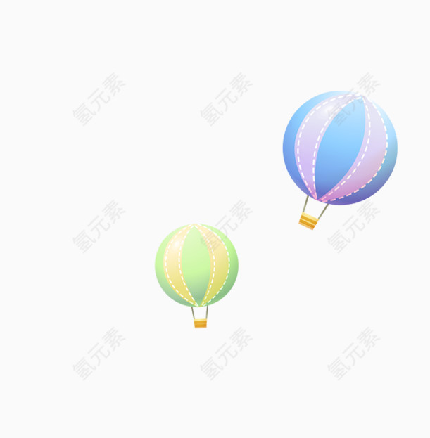 热气球装饰免费素材