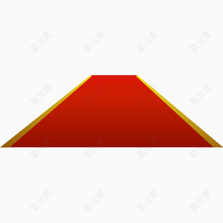 红色三角形素材