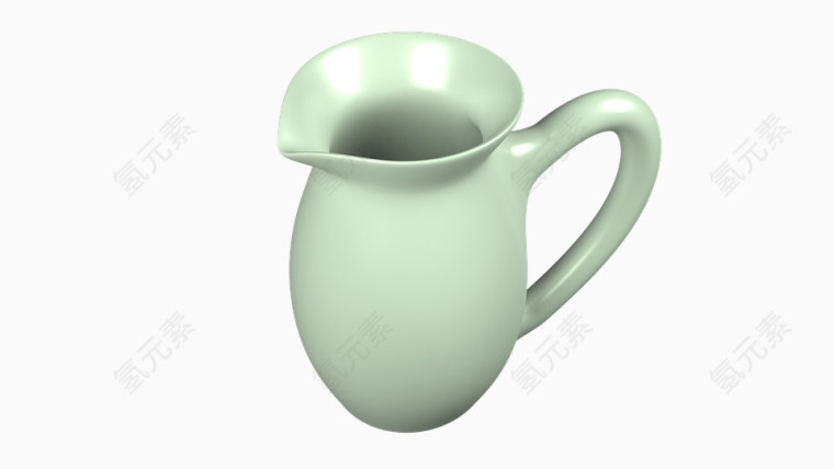 一个陶瓷水壶