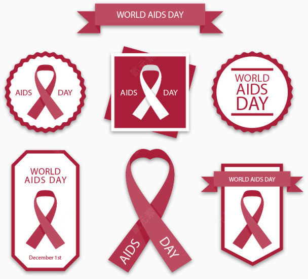 世界艾滋病日标志下载