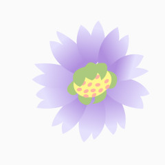 紫色莲花装饰