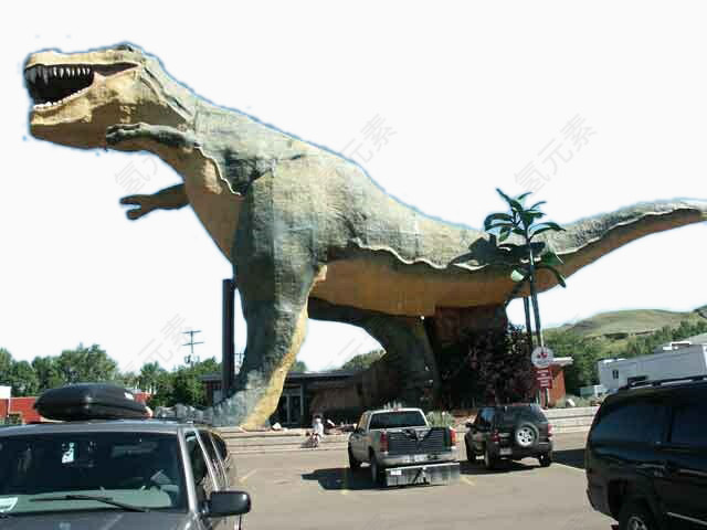 恐龙乐园巨型霸王龙雕像