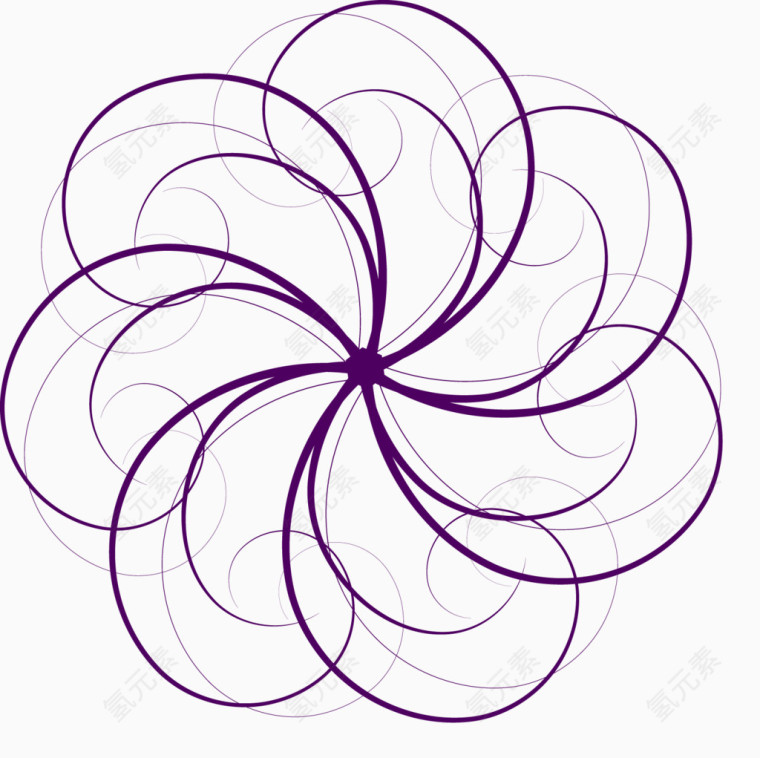 紫色灯笼花