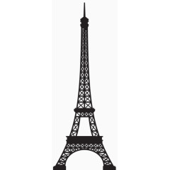 巴黎铁塔黑色