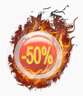 -50%火苗按钮