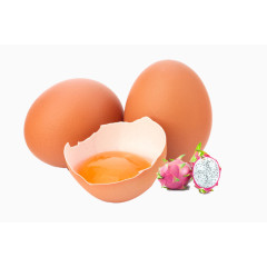 鸡蛋和水果