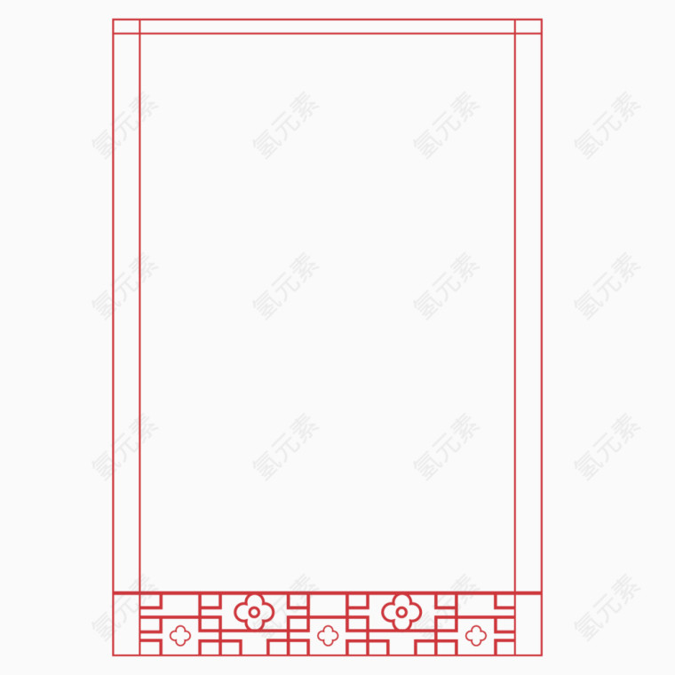 中国风传统边框纹理