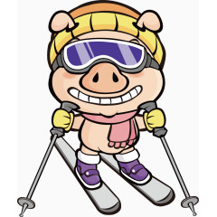小猪滑雪