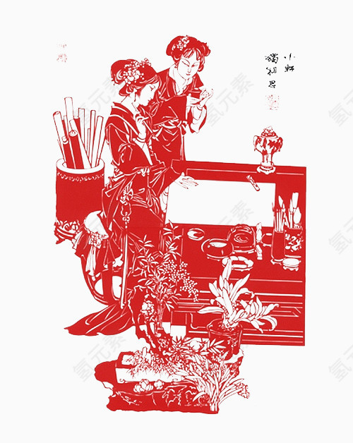 中国风剪纸艺术