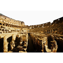 罗马斗兽场建筑物内部图片