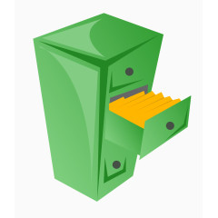 绿色小柜