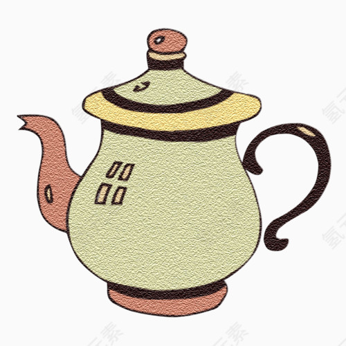 卡通可爱复古怀旧茶杯
