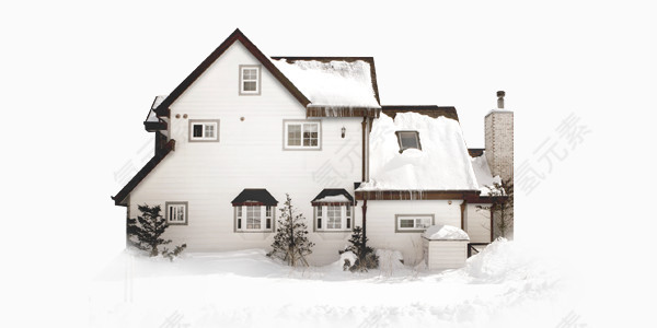 冬季复古房屋