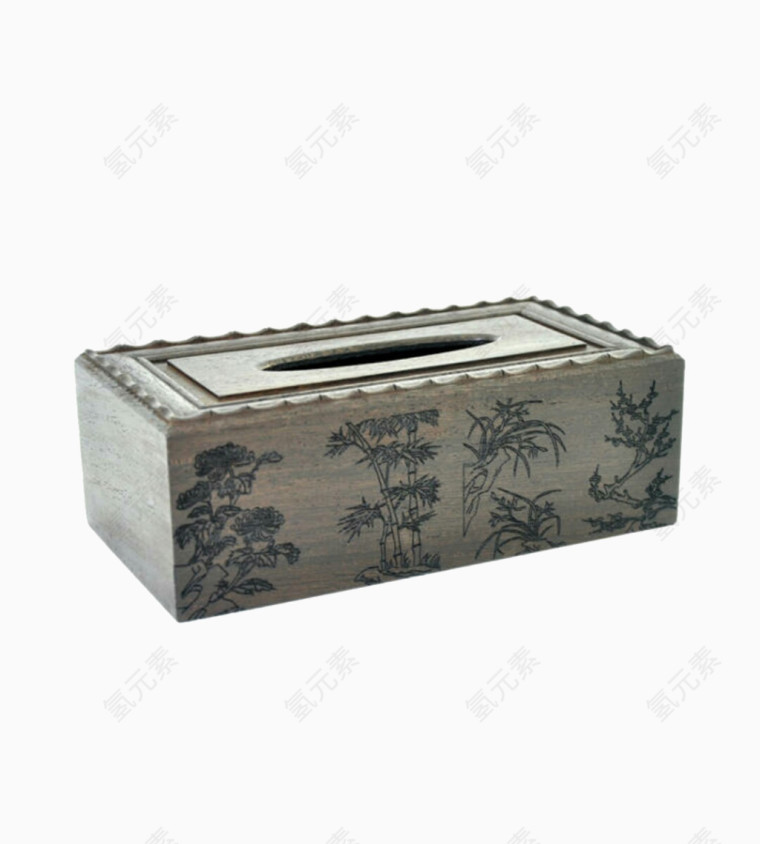花纹纸巾盒