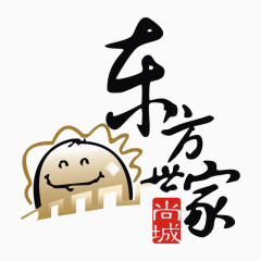 东方世家建筑标识logo