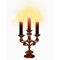 古典烛台蜡烛