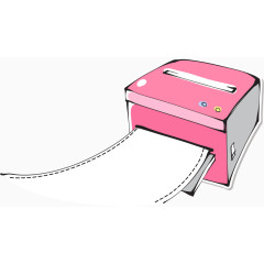 粉色打印机