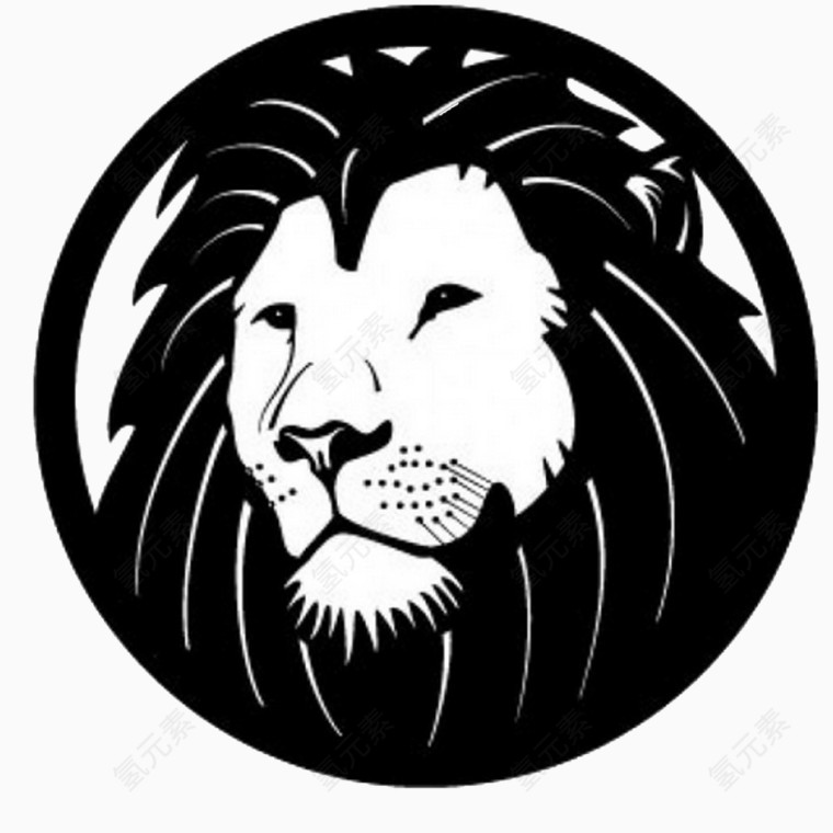 狮子头徽章元素