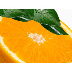 切半橙子立体素材