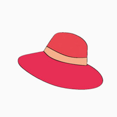 帽子元素红色