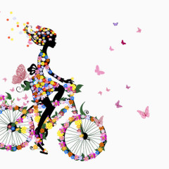 花之精灵自行车