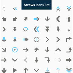 一组箭头图标